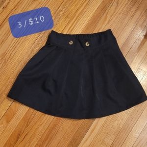 🐿 Navy Pleated Girls Uniform Skort